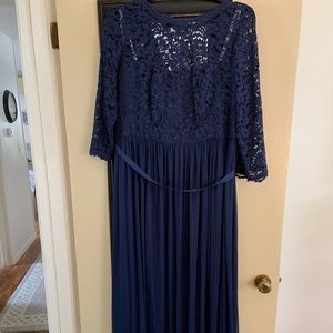 Navy Blue Bridesmaid’s Dress - David’s Bridal
